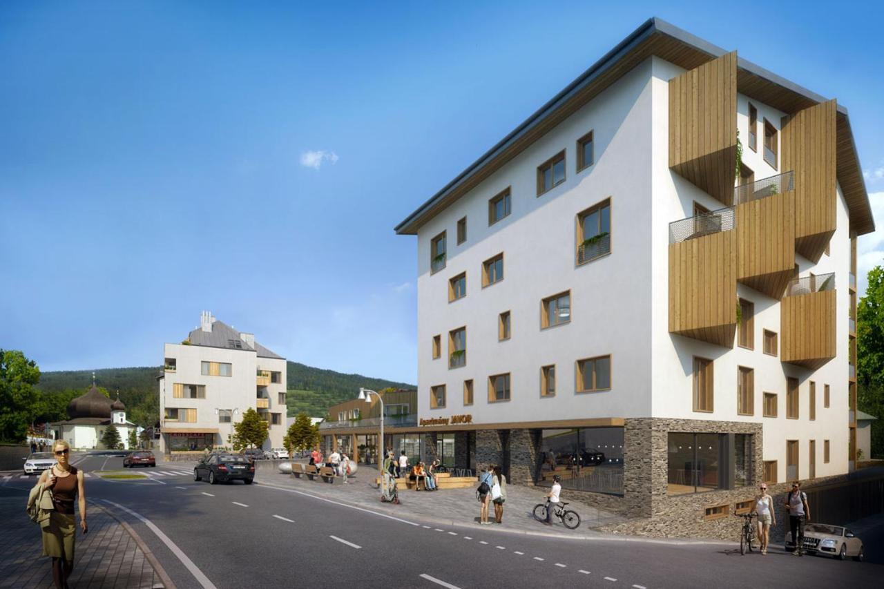 Apartment Rezidence - Javor & Wellness Železná Ruda Dış mekan fotoğraf