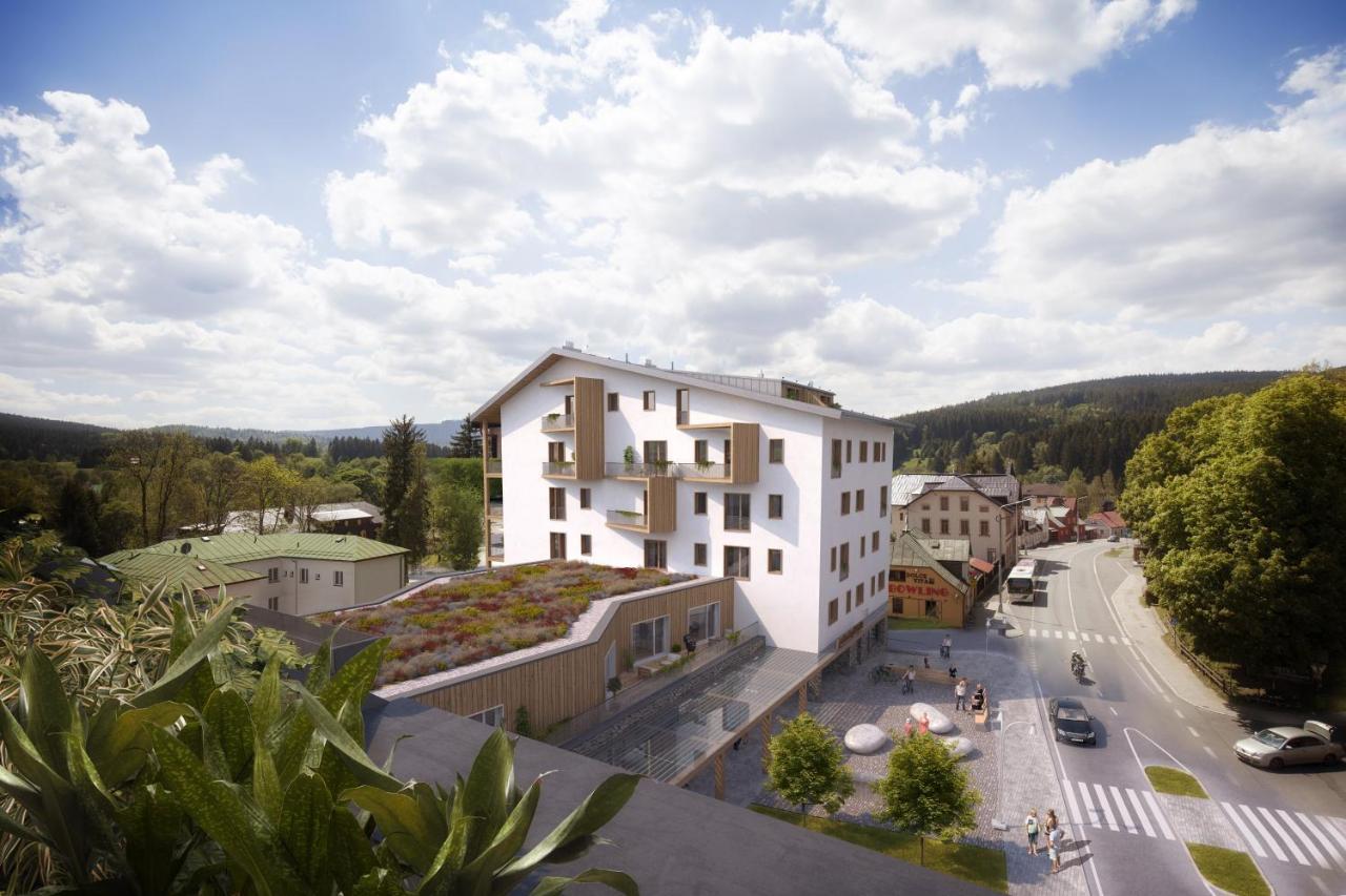 Apartment Rezidence - Javor & Wellness Železná Ruda Dış mekan fotoğraf