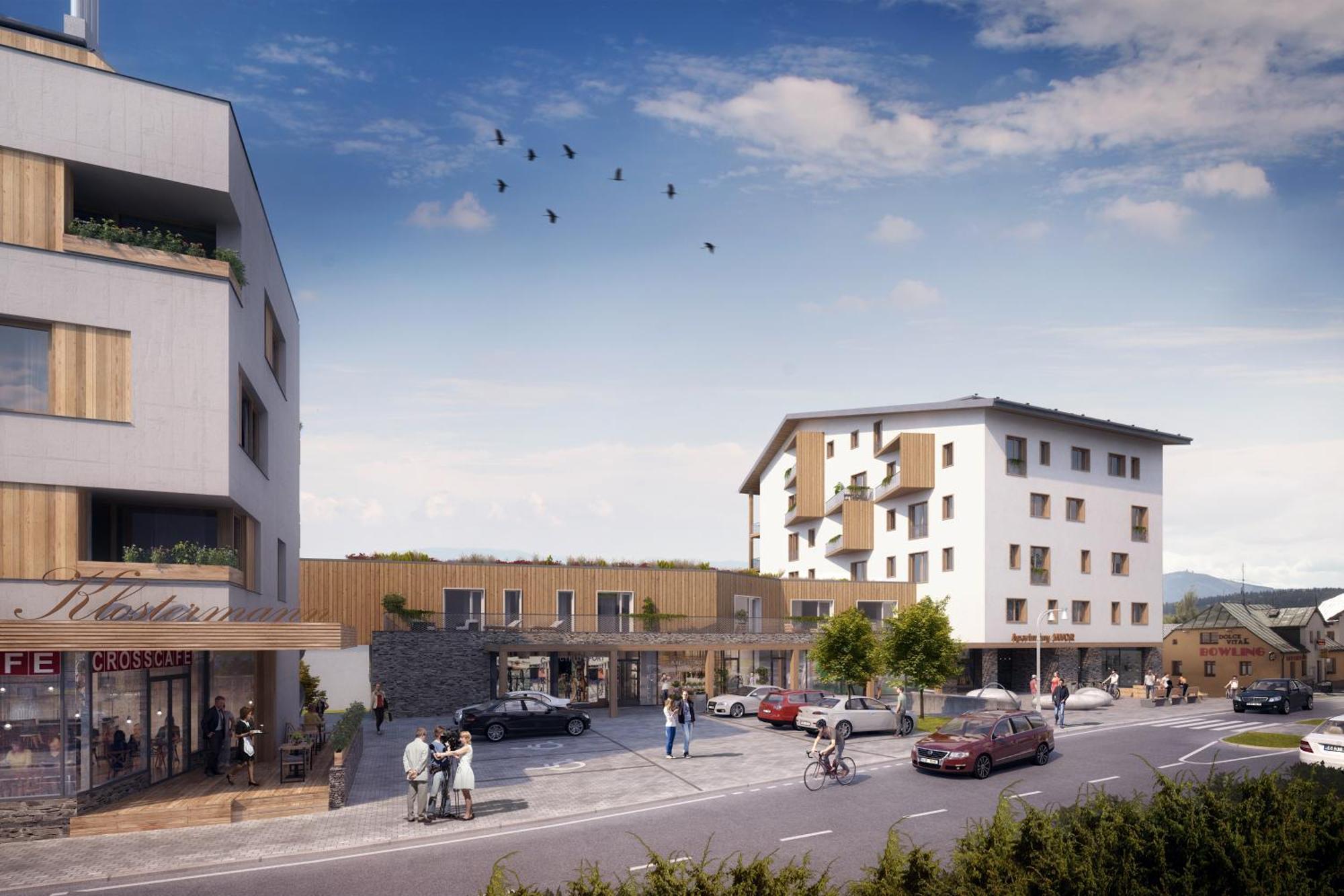 Apartment Rezidence - Javor & Wellness Železná Ruda Dış mekan fotoğraf